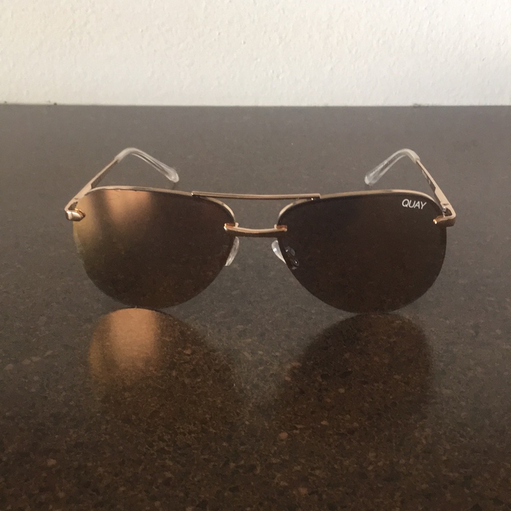 Quay ‘The Playa’ Aviator Sunglasses